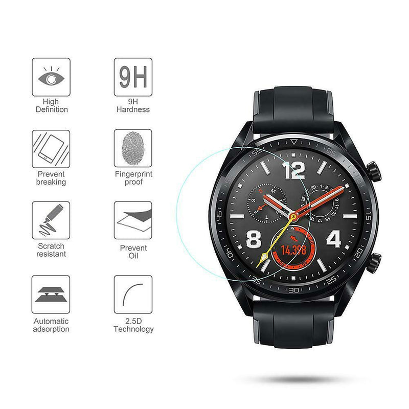 Anti-scratch Screen Protector Tempered Glass Film for Huawei Watch GT 2 Watch