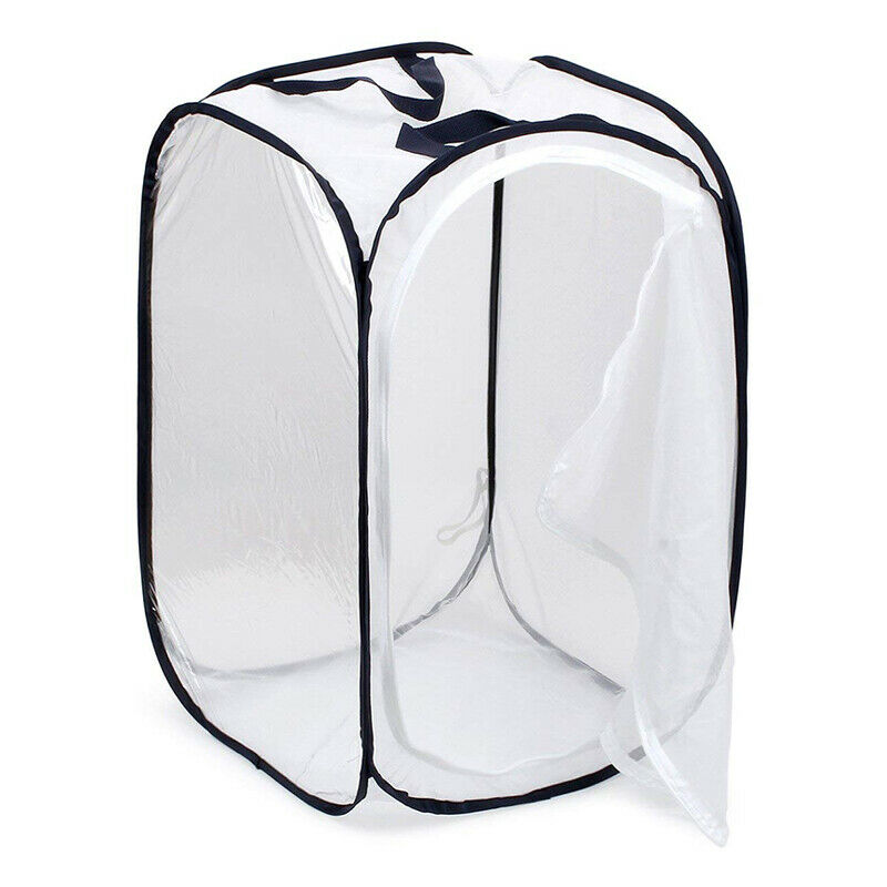 Insect and Butterfly Habitat Cage Terrarium Pop-up 23.6 Inches Tall (White  P3Y9