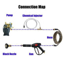 Pressure Washer Siphon Hose and Filter for Soap and Chemical Injector, 10 F N8A6