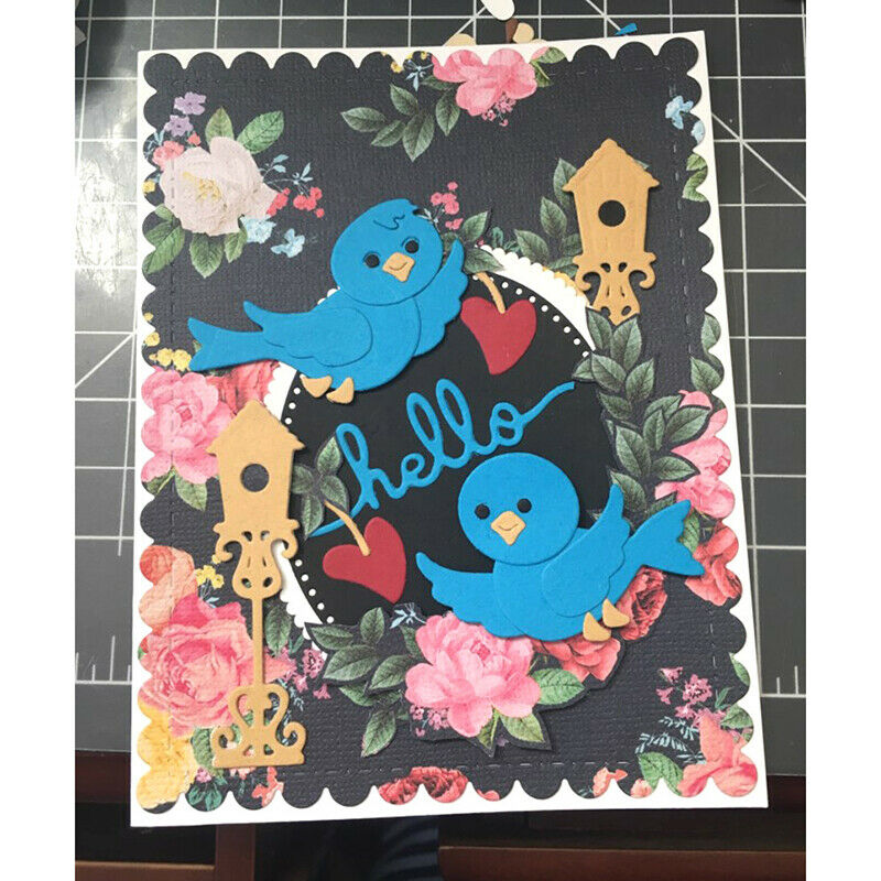 1 set Birds Metal Cutting Dies Stencil DIY Scrapbooking Embossing Card Craft