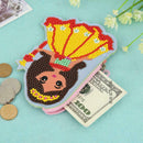 DIY Special Shaped Diamond Painting Wallet Girl Coin Purse Pendants Gifts