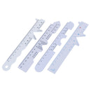 4 Types 4pcs/Set White Eye Straight Edge PD Ruler Pupillary Distance Rulers FT
