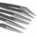 Black Ceramic Tweezers Set - Antistatic,Anticorrosion,Antimagnetic,Highly H