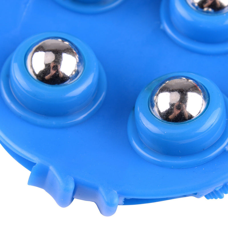 Roller Ball Body Massage Glove Anti-Cellulite Muscle Pain Relief Relax Massager