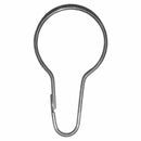 Lot of 100 iron Shower Curtain Hooks Rings Pear Clips - Free  A9P3