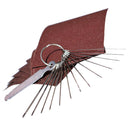 1 Set Guitar Nut File Set No Box with 9 Pieces Sandpaper Luthiers Tools Gift