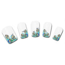 Watermark nail stickers (XF1317) N2P1