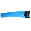 1PC Straight Long Women Hair Extension Colored Colorful Clip-in Clip On In