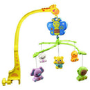 4 in 1Musical Crib Mobile Bed Bell Animal Baby Rattle Rotating Bracket Toys