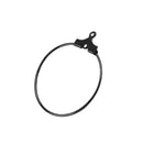 40 sets DIY Craft Round Hoop Loop Ear Wire Jewelry Making Earrings Findings