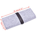Felt School Pencil Case Fabric For Students Supplies Stationery Office Pen B Gw