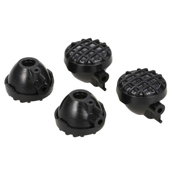 Roof Rack 2 Red 2 White LED Light w/ Cover for RC Crawler Part Fit RC4WD D90