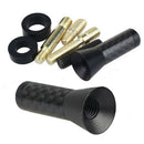 3.5cm Universal Car Auto Carbon Fiber Black Screw Short Stubby Mast Antenna