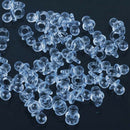 50pcs Mini Pacifier Plastic Table Confetti for Baby Shower-Blue R4O8
