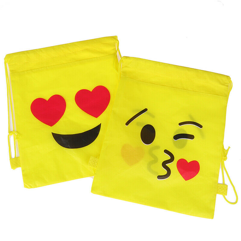 Expression non-woven drawstring bag backpack kids travel school decor gift ba-OZ
