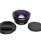 Cell Phone Camera Lens 2 in 1 Clip-on Kit 0.45X Wide Angle Macro Camera kit Len