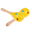 Baby Kids Sound Music Gift Toddler Rattle Musical Wooden Colorful Toys