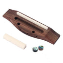 Ukulele Rosewood Bridge, Bone Saddle Nut and Nut, Fretboard Points for Guitar