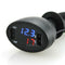 3 in 1 LED Digital Car 12V Dual USB Port Charger LED Thermometer Voltmeter