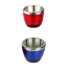 Stainless Steel Double-wall Mini Ice Bucket Serving Bucket Wine Bottles Red