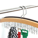 Redwood 12 Belt Wood Racks With Stainless Steel Hooks Closet Accessories Wa