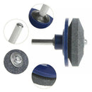 4pcs Mower Blade Drill Lawnmower Lawn Mower Sharpener For Grinding Power Drill