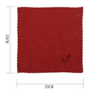 5x Universal Microfiber Cleaning Polishing Cloth Wind Red for Guitar Violin