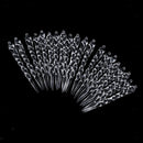 Clear Icicle Christmas Ornaments - Set of 20 Shatterproof Icicles for Christmas