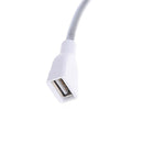 USB Male To Female Extension Cable LED Light Fan Adapter Cable Metal Hose CordJR