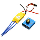 30a 12v dc 3-phase high-power brushless motor speed regulator pwm controller FT