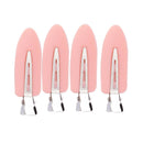 4Pcs No Bend Hair Clips Makeup Hair Styling Curling Clamps Barrettes Set
