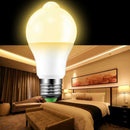 Motion Sensor Detector Bulb IR LED Auto On/Off Indoor Night Light Lamp 9W TAW
