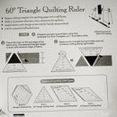 4Pcs Transparent Quilting Ruler Set Professional Sewing Tool DIY Diamond Shape