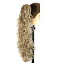 Long Wavy Synthetic Claw Clip Ponytail Hair Extensions Can Be Curled High T X1R5