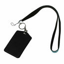 Rhinestone Bling Crystal Custom Lanyard Vertical ID Badge Holder (Light Blu