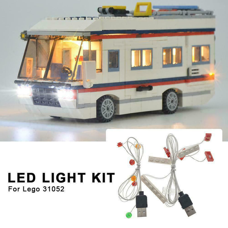 LED Light Kit For LEGO 31052 Camper Building Blocks Accessories DIY Light S O8K8