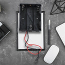 Spring Clip Black Plastic 3 x 1.5V AA Battery Case Slot Holder