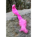 Handmade Craft Roadrunner Artificial Birds Feather Decor Wire Christmas Tree