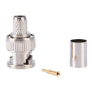 10 Sets 3-Piece BNC Male RG58 Plug Crimp Connectors  OZ