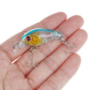 5pcs Fishing Lures Crankbaits Treble Hooks Randomly Baits Tackle Bass Minno Gw