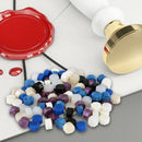 100pcs Octagon Fire Painting Pills Sealing Wax Granule Stamping Wedding Envelope
