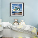 DIY Full Drill Diamond Painting Vehicle Cross Stitch Embroidery Kit Mosaic A