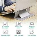 Grey Adjustable Invisible Portable Folding Laptop Stand for MacBook Pro/Air K9B0