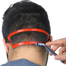 2Pcs Neck Hair Line Guide Neckline Haircut Shave Shaping Template Beard Trimming