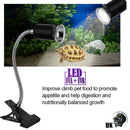 Reptile Pet Heating Light Clamp Lamp Holder UVA+UVB Bulb With Clip Aquarium Lamp