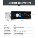 Car Radio Single 1Din Car Stereo MP3 Player in Dash Head Unit Bluetooth USB