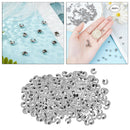 200Pcs CRIMP COVER BEADS 5mm KNOT COVERS FOR DIY NECKLACE JEWELRY MAKING