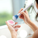 Wooden Handle Face Makeup Brush Make Up Flat top Beauty Brushes (T-01-501)