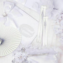 30pcs Pocket Paper Fans Folding Handheld Fan Heart Shape for Wedding Party