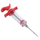 Marinade Red Injector Flavor Syringe Cooking Meat Poultry Turkey Chicken BBQU2G1